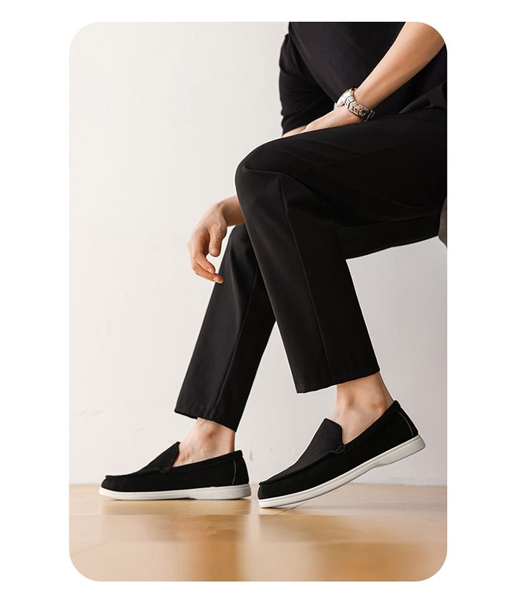 SHLIANG Herren Loafer Mode Lederschuhe Herren Komfort Slip-on Fahrschuhe Casual Herren Mocasines De Hombre Y0469_voghion.com