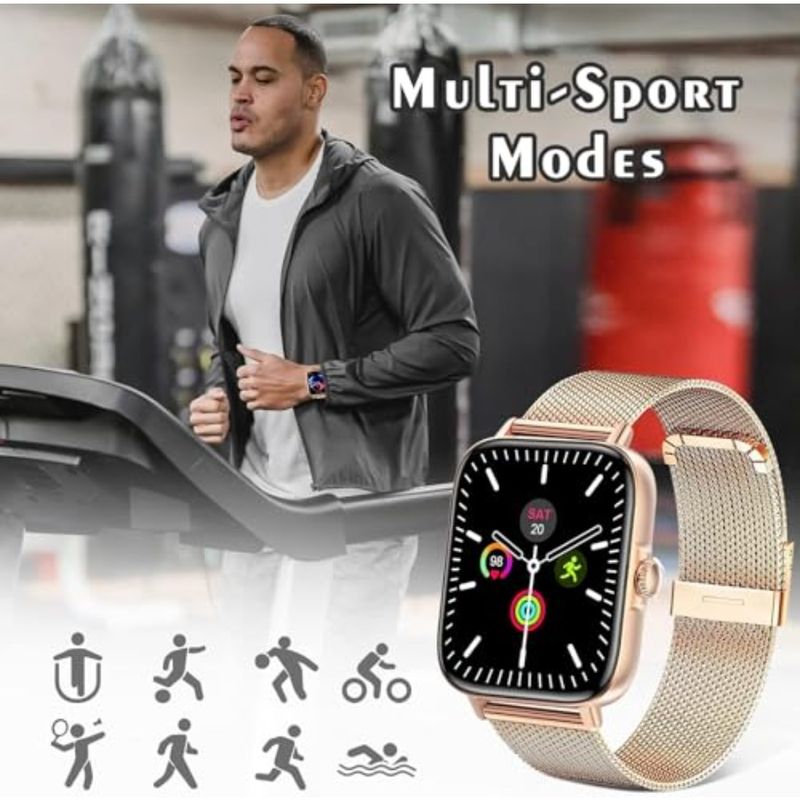 Smart Watch For Men Women Answer Make Call 1.9 Full Touch Screen Smartwatch IOS Android Compatible Fitness Tracker Watch With H_voghion.com