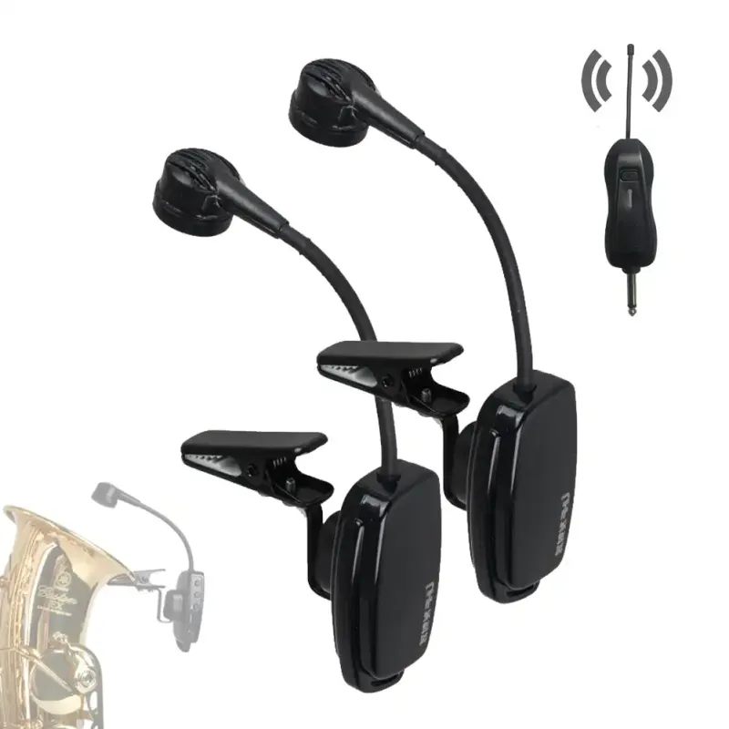 Sax Trumpet Trombone Special Wireless Microphone Instrument Pickup Amplifier Professional Recording nce Outdoor_voghion.com