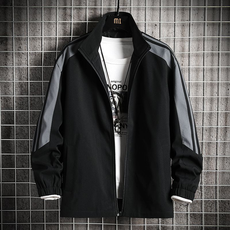 Pull homme printemps et automne haut de gamme en pur coton, ensemble de sport pour homme, version coréenne, tendance, décontracté, ample, deux pièces_voghion.com