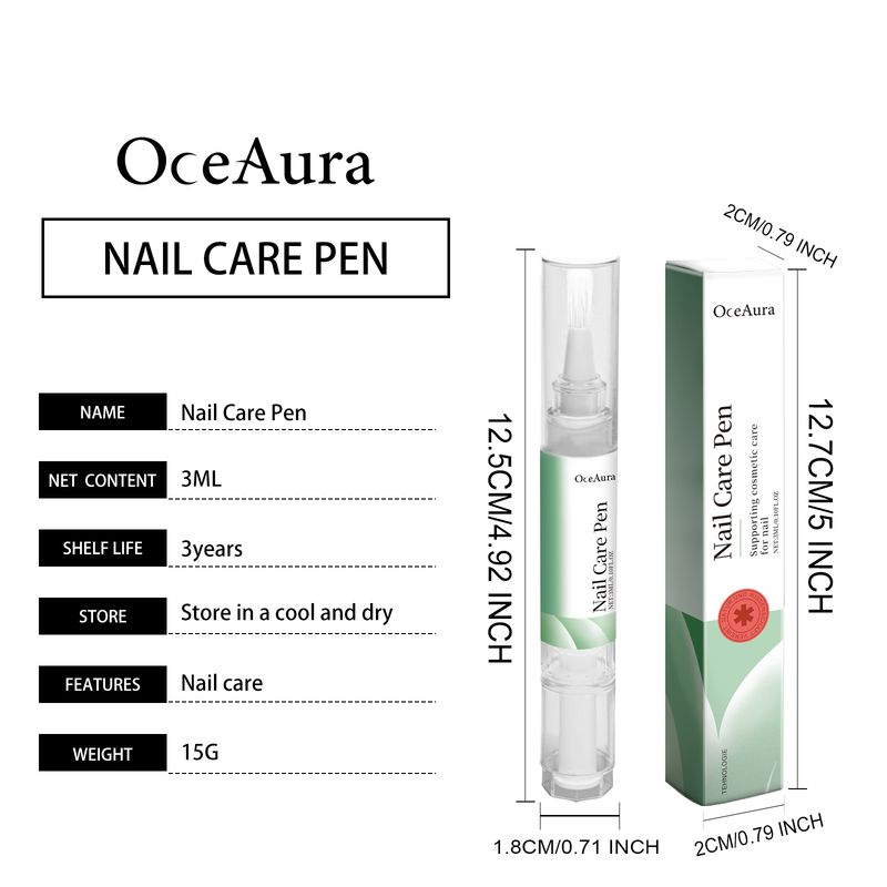 Solution de soin des ongles Oceaura, hydratante douce, nettoyante, anti-gerçures, exfoliante, hydratante et nourrissante pour les mains et les pieds_voghion.com