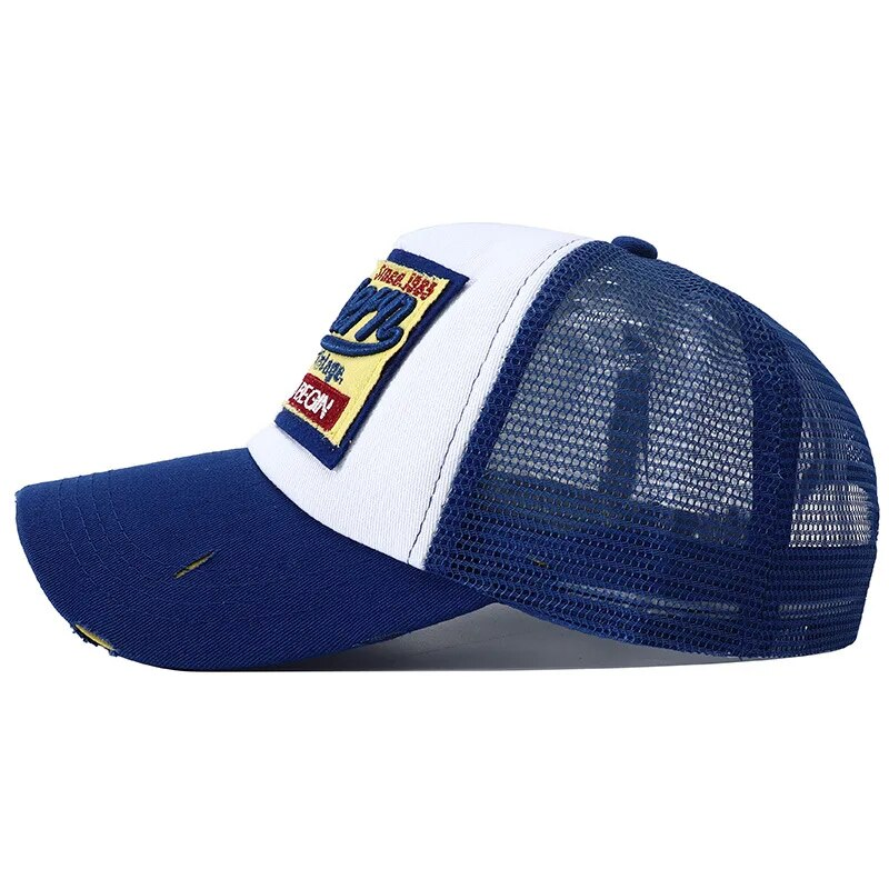 New Letter Embroidery Baseball Cap Men with Mesh Snpabck Hat Chapeau Homme Summer Breathable Y2K Trucker Hats for_voghion.com