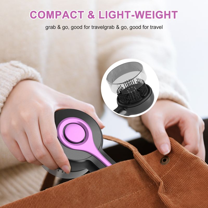 Kammar Massagekam Hårvårdskam Knådning Flytande Hårväxtinstrument Rött Ljus Hårvårdskam Hårbotten Meridianmassage Hem_voghion.com