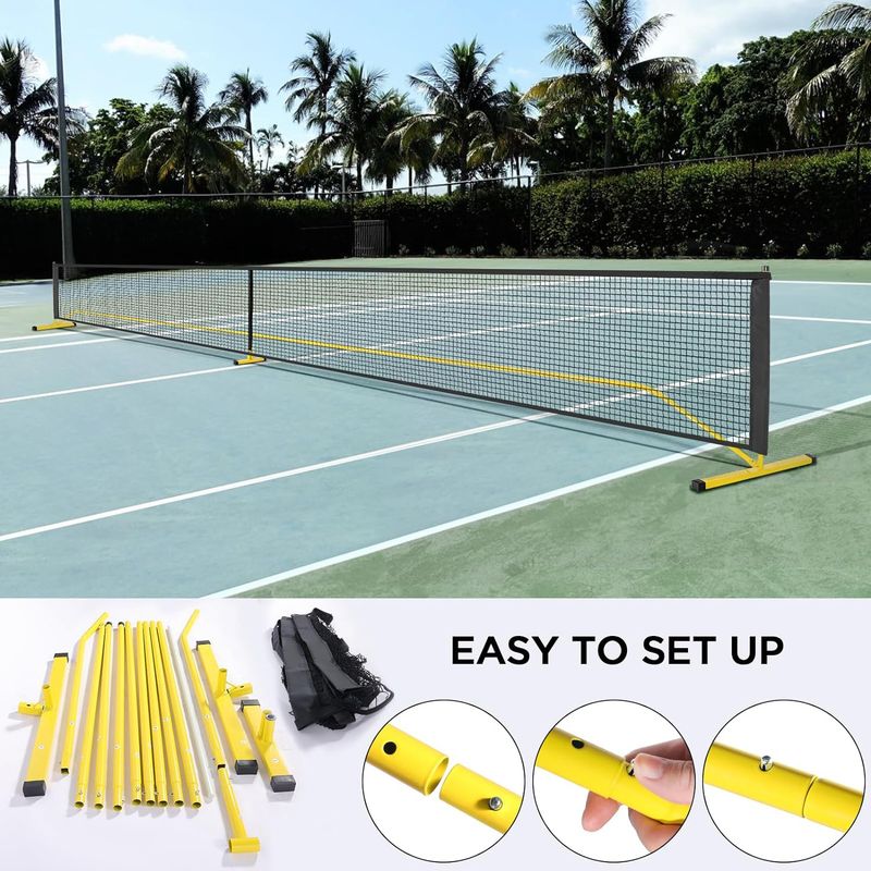 Pickleball nät Portabel utomhus enkel installation av professionell pickleball_voghion.com