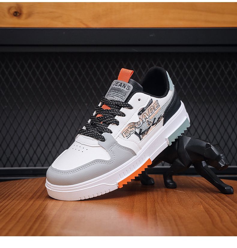 2023 Casual Sneakers til mænd Street Fashion Herre Skateboard Sko Udendørs Gåture Flade Sko Beskyttelse Snøre Skateboard Sko_voghion.com