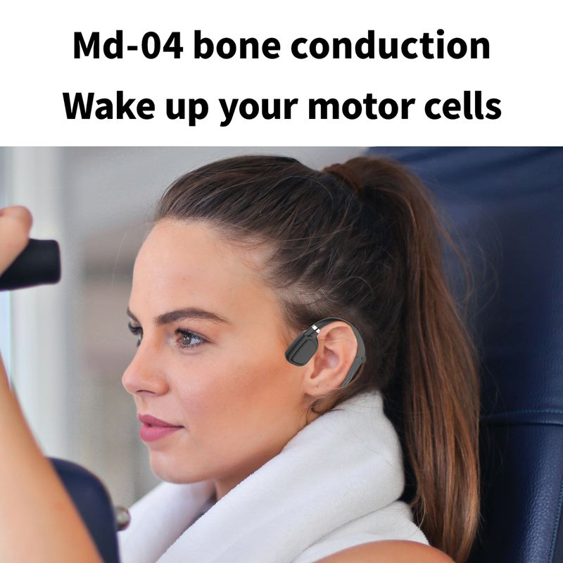 MD04 3D Bass Stereo Wireless Bluetooth-compatible Bone Conduction Sports Music Earphone_voghion.com