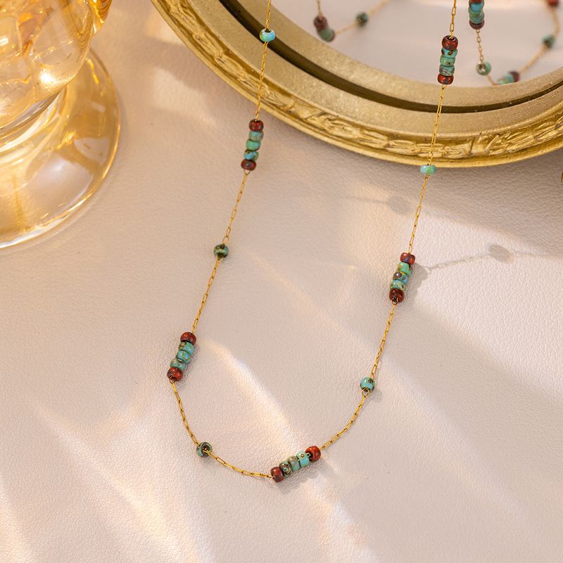 Light Luxury New Titanium Steel Necklace For Women, Korean And Japanese Style, Niche Simple Geometric Elegant Versatile_voghion.com