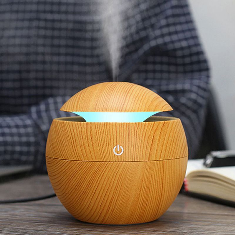 Mini-USB-Luftbefeuchter – Ultraschall-Aroma-Diffusor mit Holzmaserung für kleine Räume, leise und tragbar mit automatischer Abschaltung_voghion.com