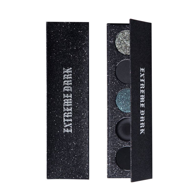 Heißer verkauf MAFFICK schwarz fünf farbe lidschatten perlglanz feinen flash Europäischen und Amerikanischen rauchigen lidschatten palette ins make-up_voghion.com
