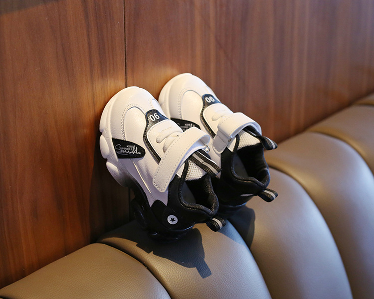 Nei wäiss Schong fir Jongen a Meedercher Puppelchersschong mat mëller Sohle fir Klengkanner_voghion.com