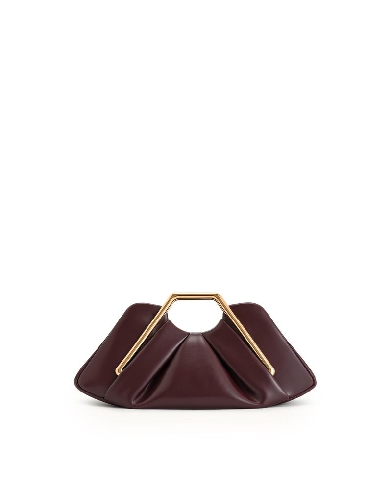 Borsa da sera da donna circolare plissettata alla moda, nuova nuvola del 2025, con texture leggera_voghion.com