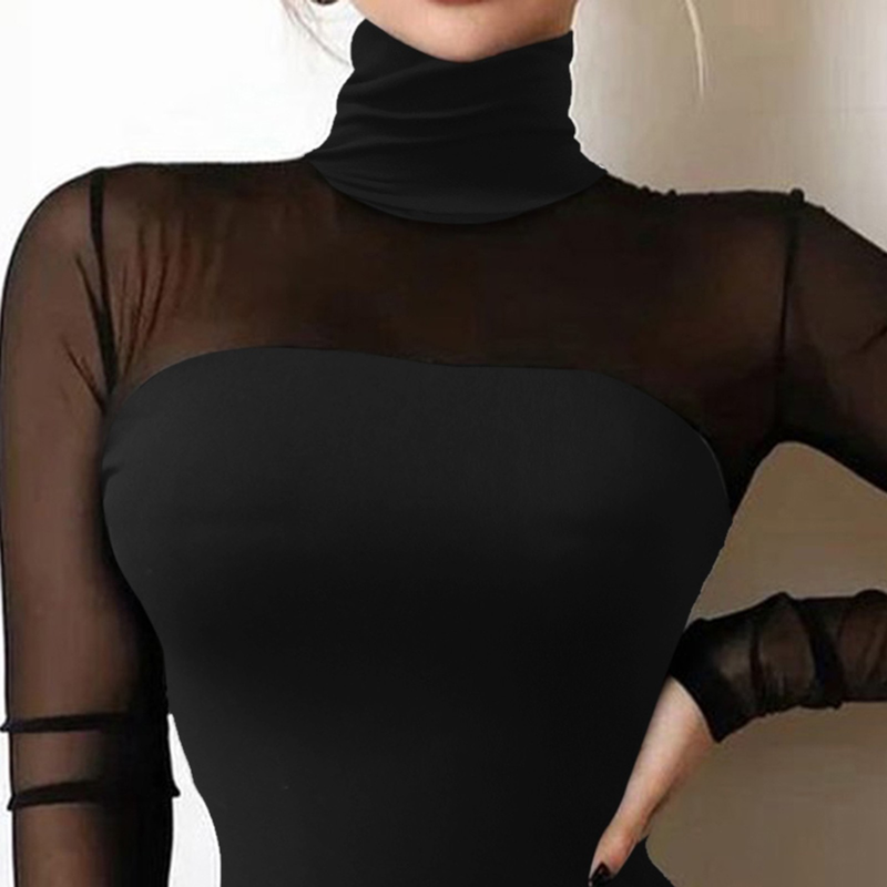 Women's Clothing Body Fitting Silver Shoulder Bag Hip Black Dress Evening Dress_voghion.com