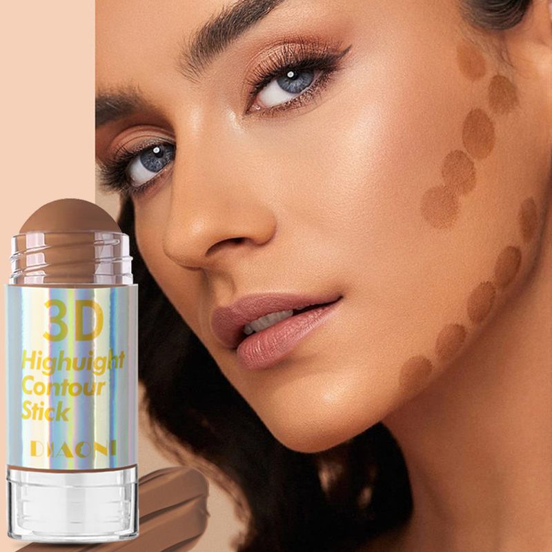 DIAONI Cream Blush Stick – Feuchtigkeitsspendende und verblendbare Wangenfarbe – Tragbares Twist-Up-Design_voghion.com