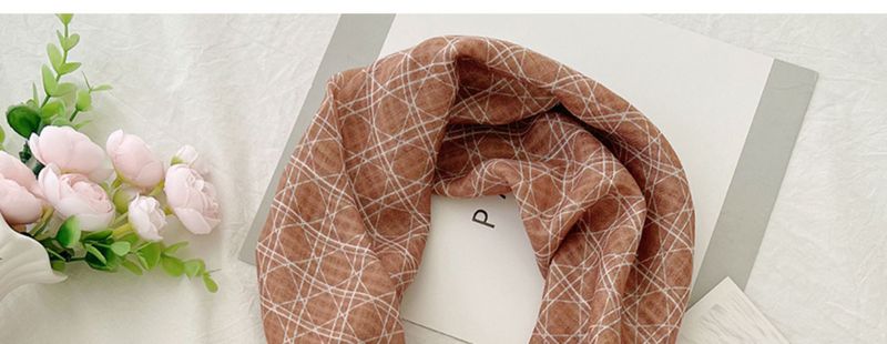 Camicie da lavoro con motivo a rombi, nuove per l'estate 2024, sciarpe decorative per la protezione del collo, strato esterno antivento,_voghion.com