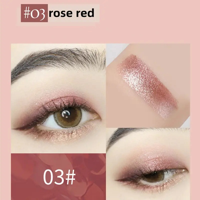 2 az 1-ben dupla színű csillogó szemhéjfesték rúd vízálló gradiens sztereó szemhéjpúder paletta bicolor Shimmer Beauty sminkeszközök_voghion.com