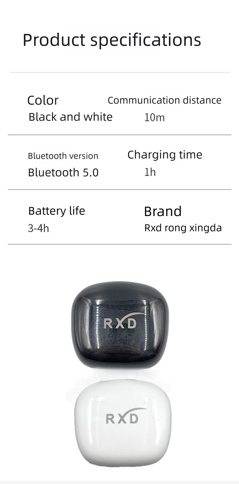 Wireless Bluetooth Ultra-Long Battery Life Heavy Bass Noise Reduction Smart Touch HD Call Stereo Headset_voghion.com