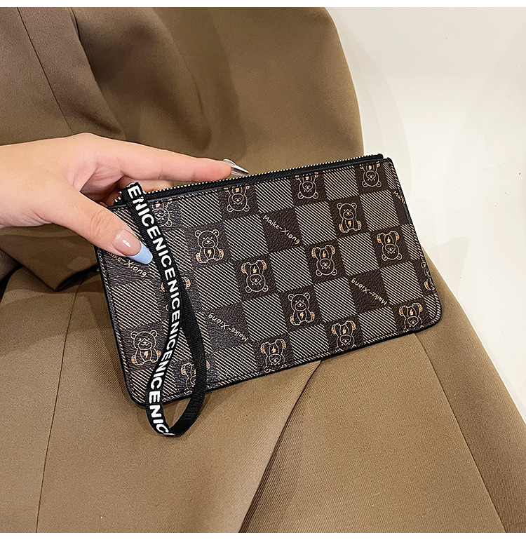 Women's Bags Thin Small Coin Purse Women's Short Card Holder Zipper Key Bag Hand Held New Style Zipper Long Wallet Women's Mobile Phone Bag_voghion.com