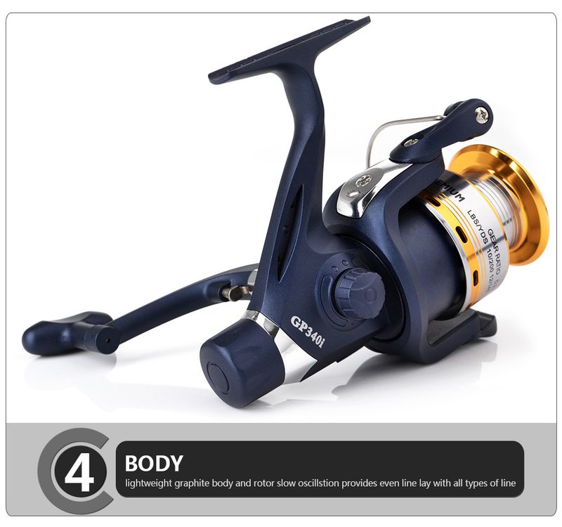 FISHKING Full Metal Head Fishing Line Spinning Sea Rock Valve Rod Drum Reel_voghion.com