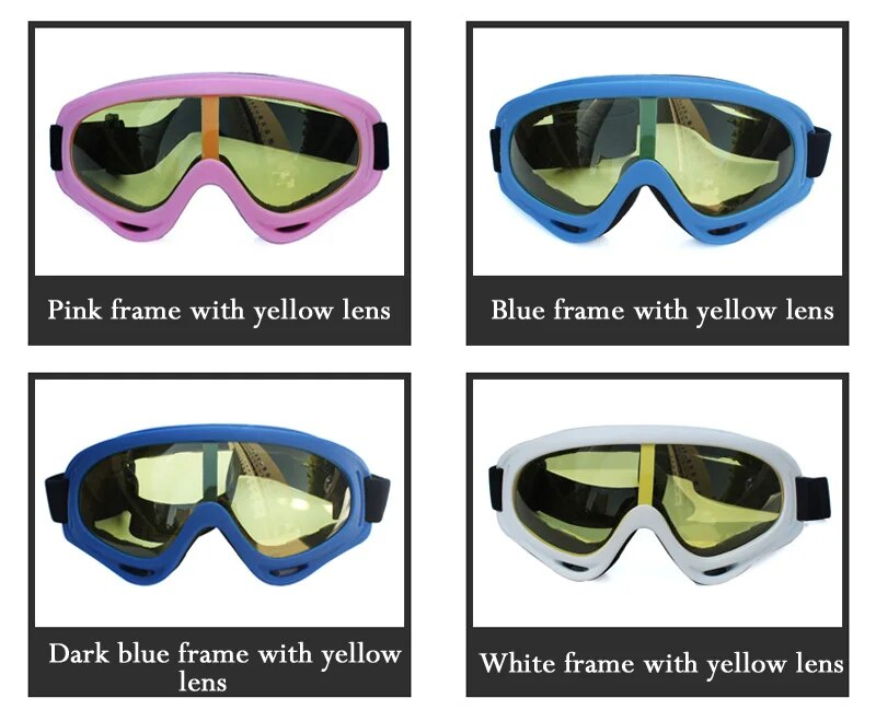 Çocuklar için Profesyonel Kış Kayak Gözlüğü, Kayak Snowboard Gözlüğü, Güneş Gözlüğü, Gözlük, Anti-UV400 Spor Ekipmanları, Çocuklar, Erkekler, Kadınlar_voghion.com