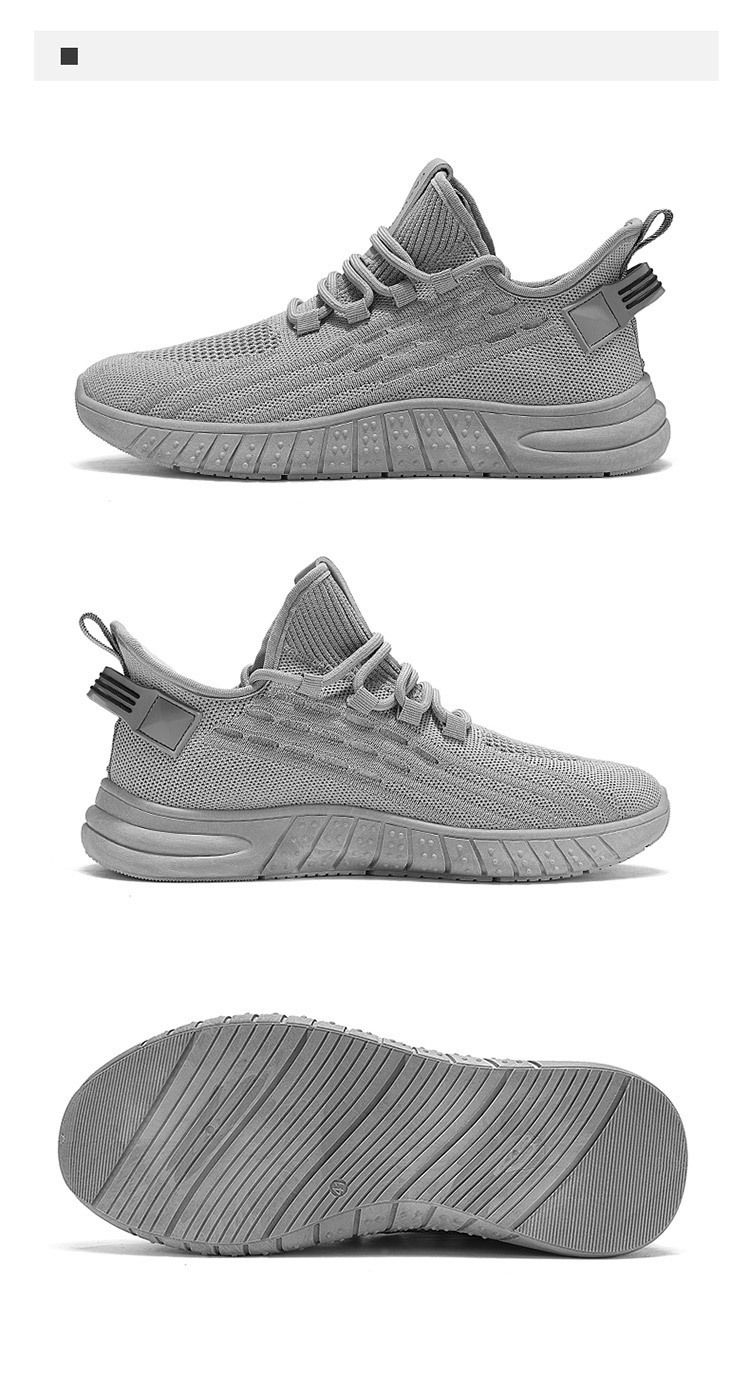 Scarpe da uomo in cocco, scarpe in rete, scarpe sportive versatili in tessuto Fly, scarpe da corsa casual da uomo_voghion.com