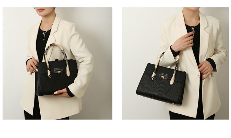 2024 nuova borsa a tracolla minimalista urbana per mamma, borsa a tracolla da donna, classico motivo a pelle di serpente_voghion.com