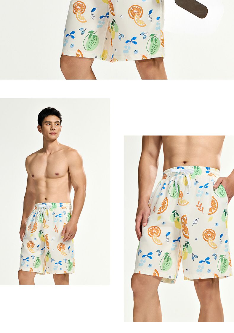 Herrenbekleidung Badehose Strandhose Schnelltrocknende Surfhose Anti-Peinlichkeits-Badehose Heiße Quellen Schwimmausrüstung Herren-Badeanzug_voghion.com