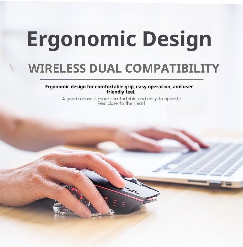 Digitex Digitex Free Wolf X8 Mouse da gioco silenzioso e luminoso con ricarica wireless E-commerce Fonte Produttore All'ingrosso_voghion.com