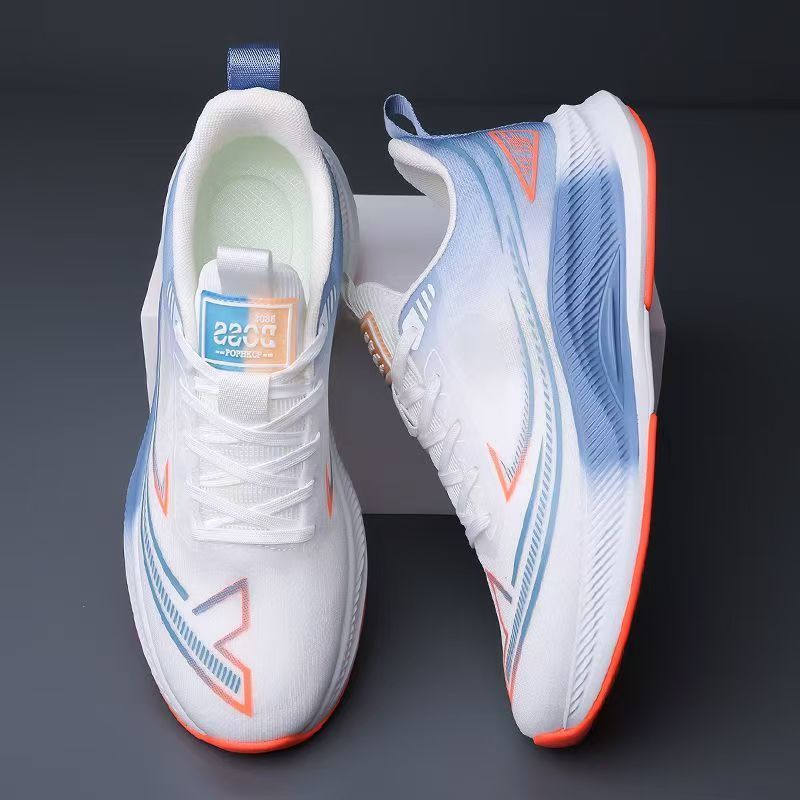 Comfortable Breathable Men's 2025 Spring New Style Mesh Soft Bottom Lightweight Running Youth Sports Trendy Shoes_voghion.com