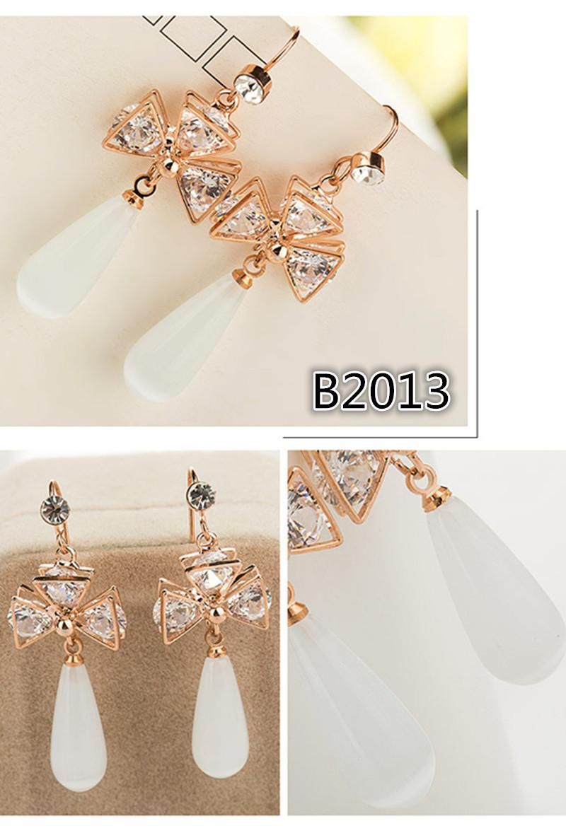 Orecchini in argento S925, orecchini di perle, orecchini di cristallo per ragazze, donne e signore_voghion.com