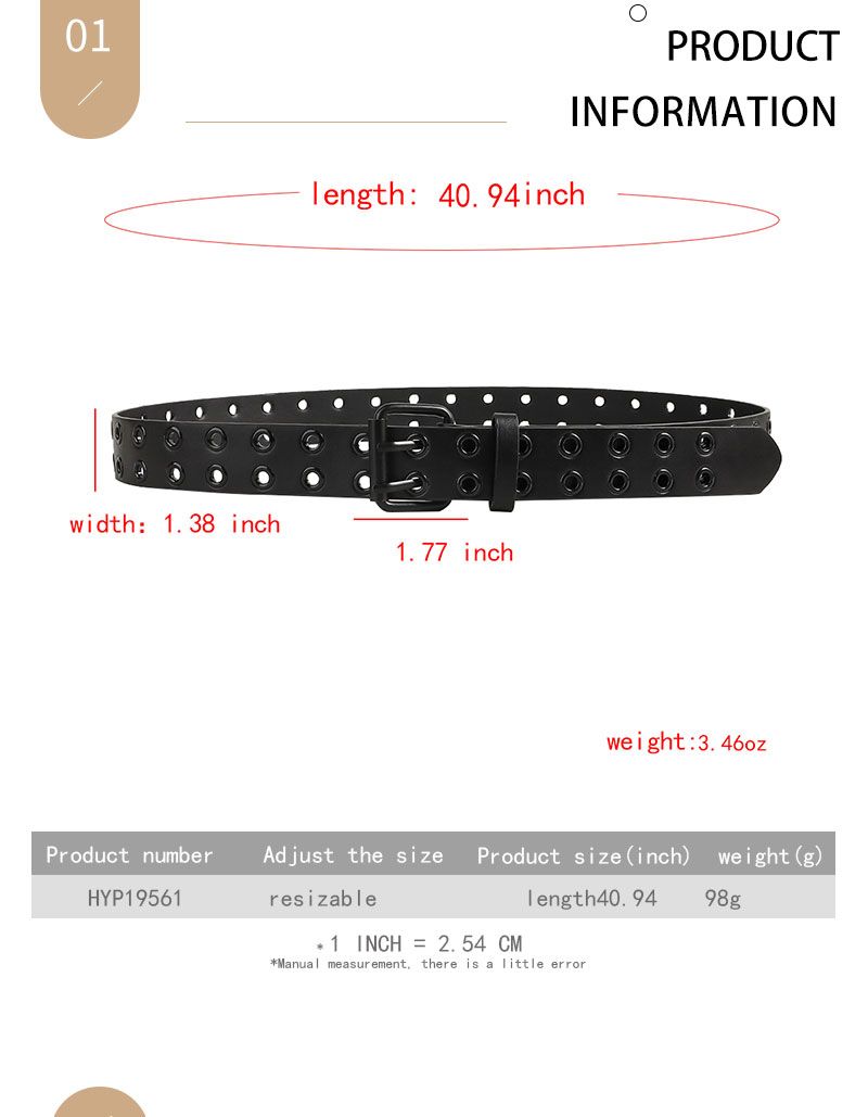 HEIßER schwarzer Gürtel Damen PU Leder Western Y2K Mädchen Gürtel für Jeans Männer_voghion.com