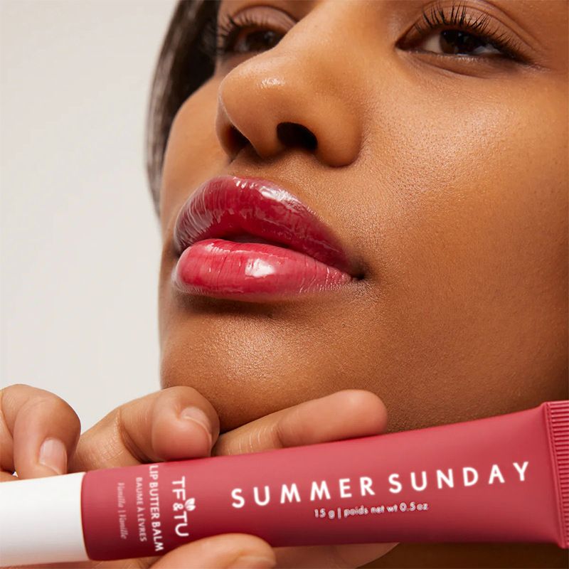 Maquillaje TF&TU Polypeptide Butter Balm Brillo líquido Tinte labial hidratante y voluminizador_voghion.com