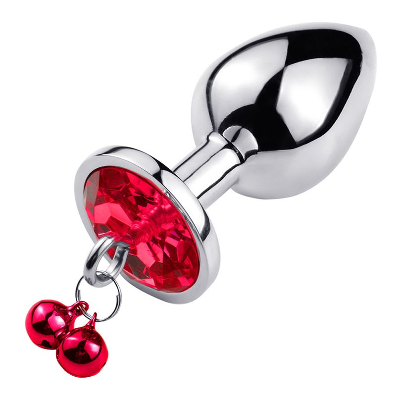Perline in acciaio inossidabile, plug anale con anelli di cristallo, dildo inseribile, giocattoli intimi per uomini e donne, piccole dimensioni_voghion.com