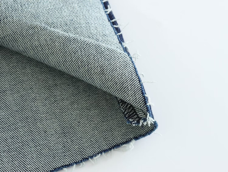 novo estilo de vestido jeans com zíper traseiro e envolto no peito para mulheres_voghion.com
