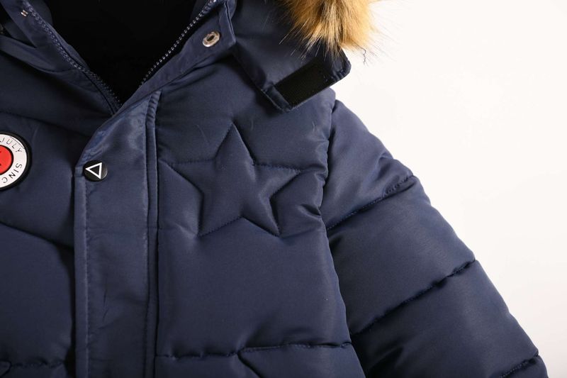 European And American New Winter Boys' Cotton Coats For Children's Middle And Large Children With Hoods, Plush And Thickened Warm Cotton Coats_voghion.com