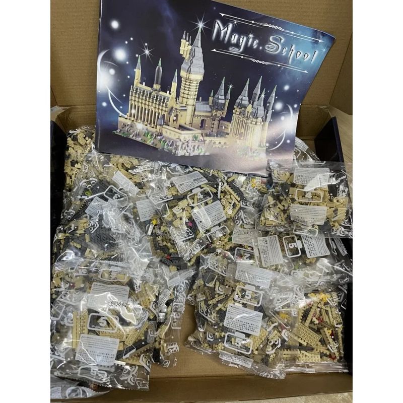 Micro Bricks City Creative Medieval Magic Castle Series School Architecture Model Building Blocks Gifts Toys Kid Adult Child_voghion.com