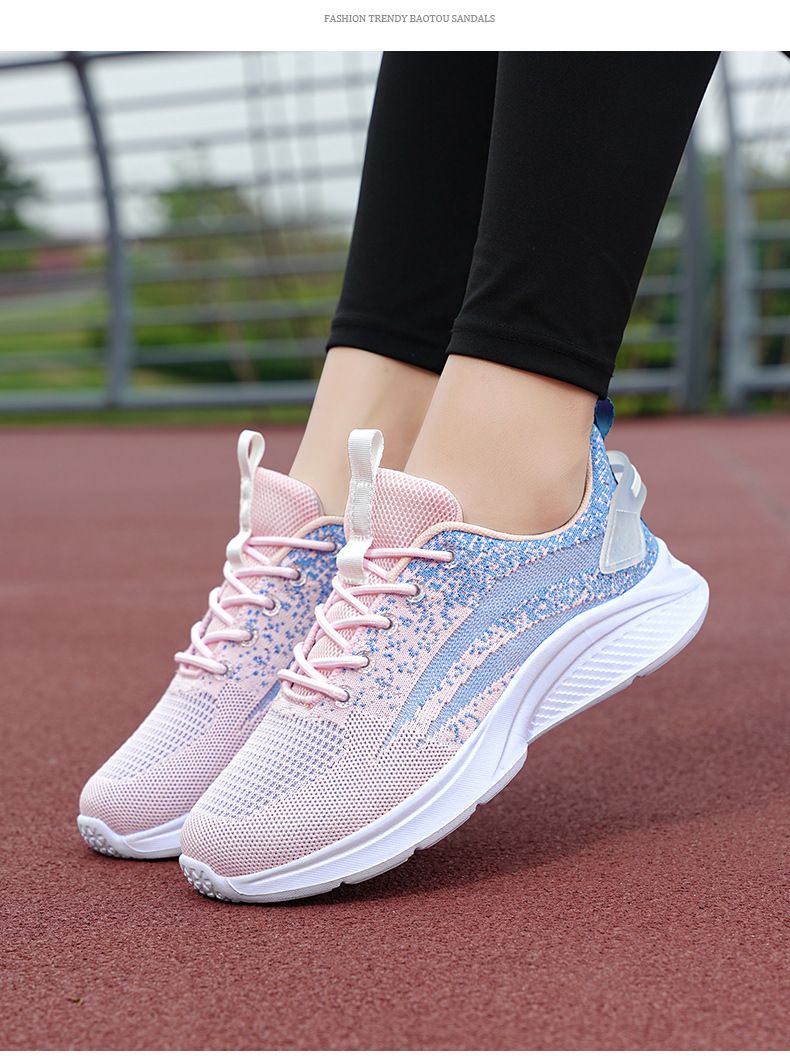 chaussures pour femmes chaussures de sport pour femmes respirantes tendance chaussures simples chaudes coeur loisirs printemps nouveau style perméable à la lumière_voghion.com