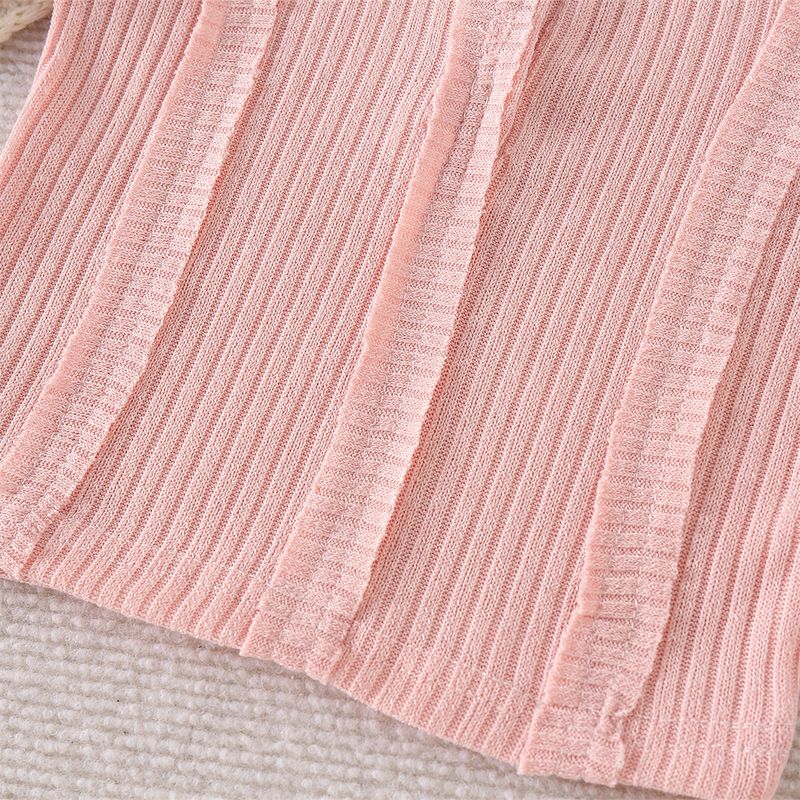 Kinder Kleidung Mädchen Anzug Herbst Neue Mädchen Langarm Rundhals Taille Top Jeans Zwei Stück Anzug_voghion.com