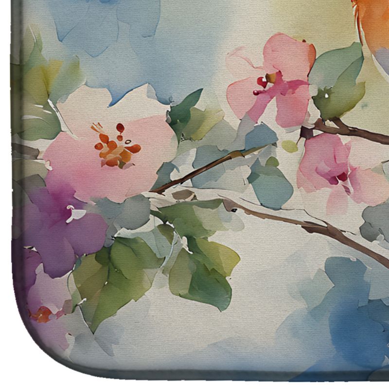 Bluebird Dish Drying Mat Absorbent Dish Drying Mat Pad for Kitchen Counter Dish Drainer Mat for Countertop, 14 x 21", Multicolor_voghion.com