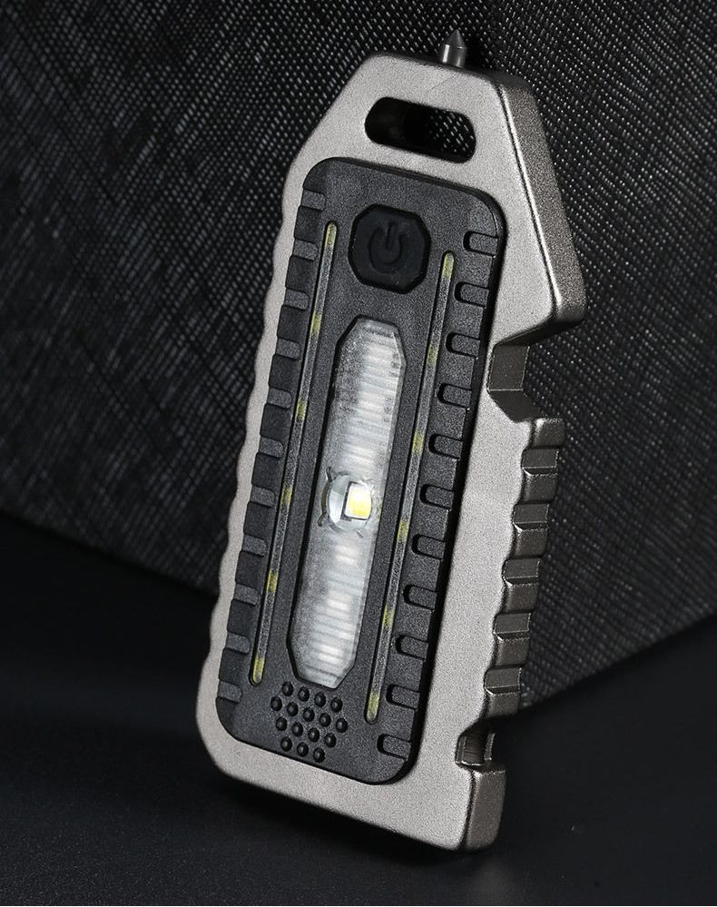 Ultra Küçük Mini LED Işık Yayan Küçük Anahtarlık Güçlü Işık Ultra Hafif Taşınabilir El Feneri_voghion.com