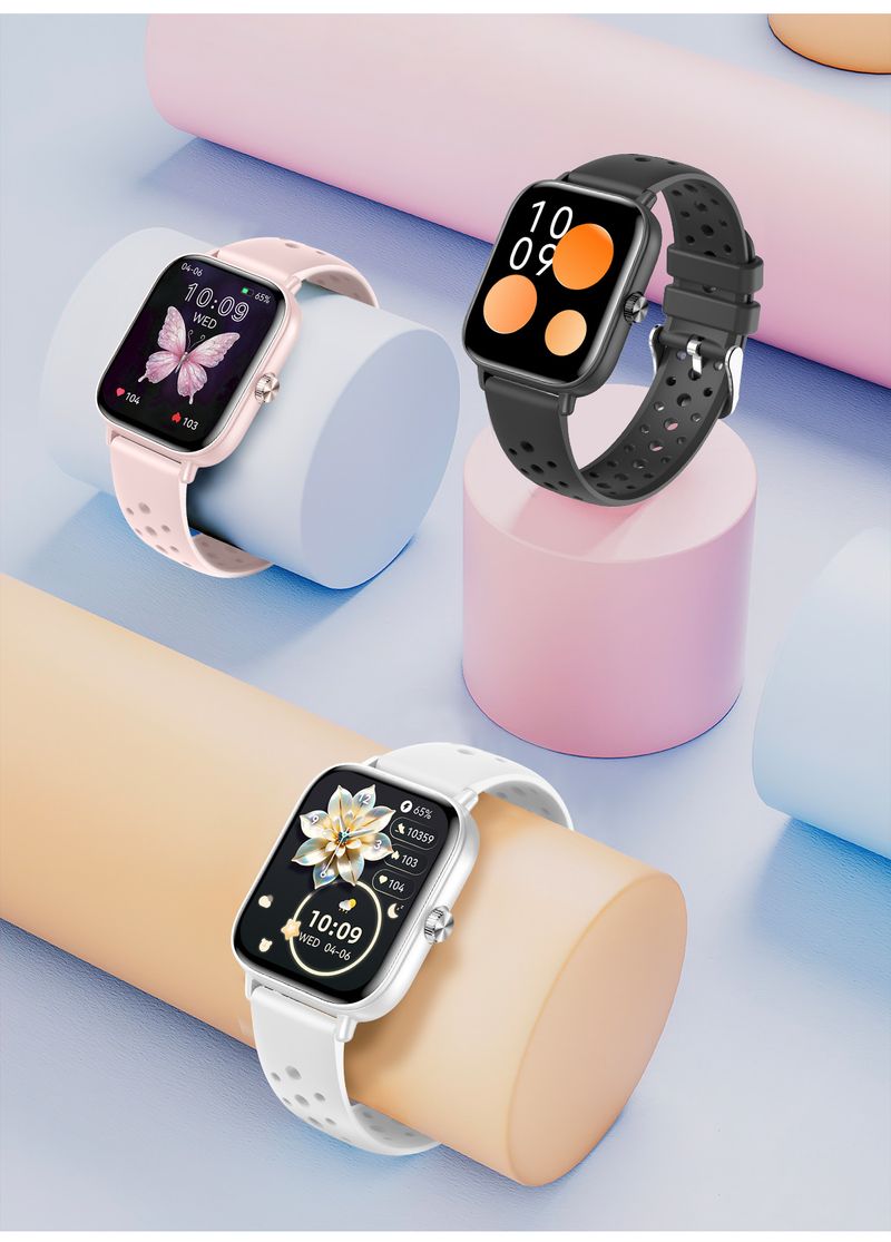Smart Watches New Ultra Thin Smart Watch I128 Call Bluetooth Sports Pedometer Monitoring Heart Rate Blood Oxygen IP68 Waterproof_voghion.com