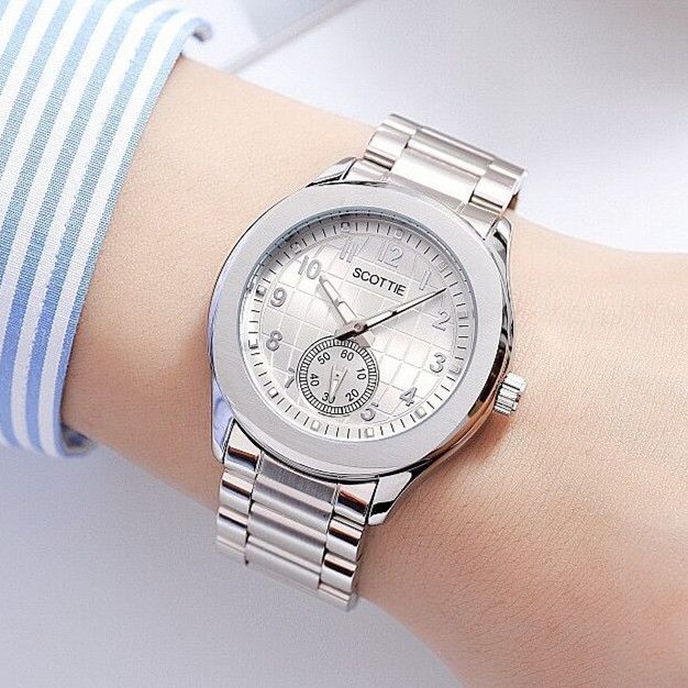 Shigaodi Steel Band Digital Scale Quartz Waterproof Minimalist Leisure And Working Men's Watch_voghion.com