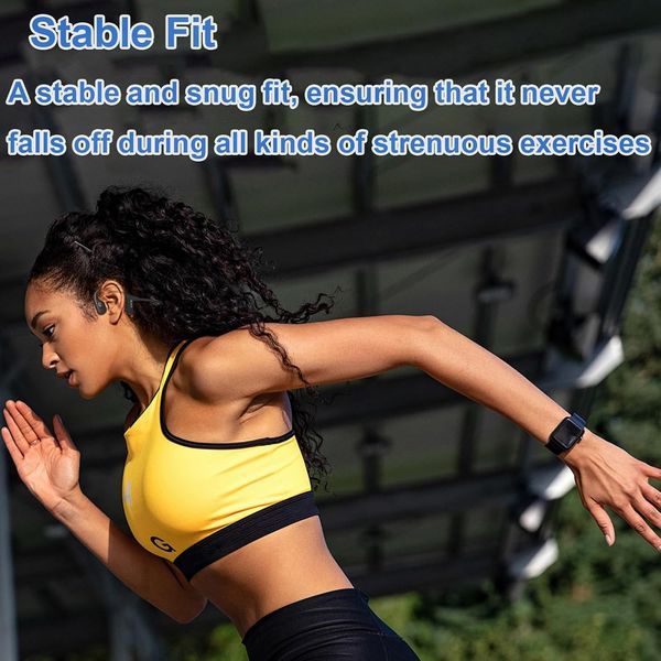 Bone Conduction Headphones - Swimming Headphone Underwater Wireless Earphones Open Ear Waterproof IP68 Headset With Bluetooth 5.3, Built-in MP3 Play_voghion.com