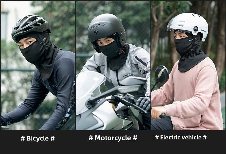 Rock Brothers, copricapo da sci, da motociclista, in pile, antivento, caldo, per autunno e inverno, sciarpa per uomo e donna_voghion.com