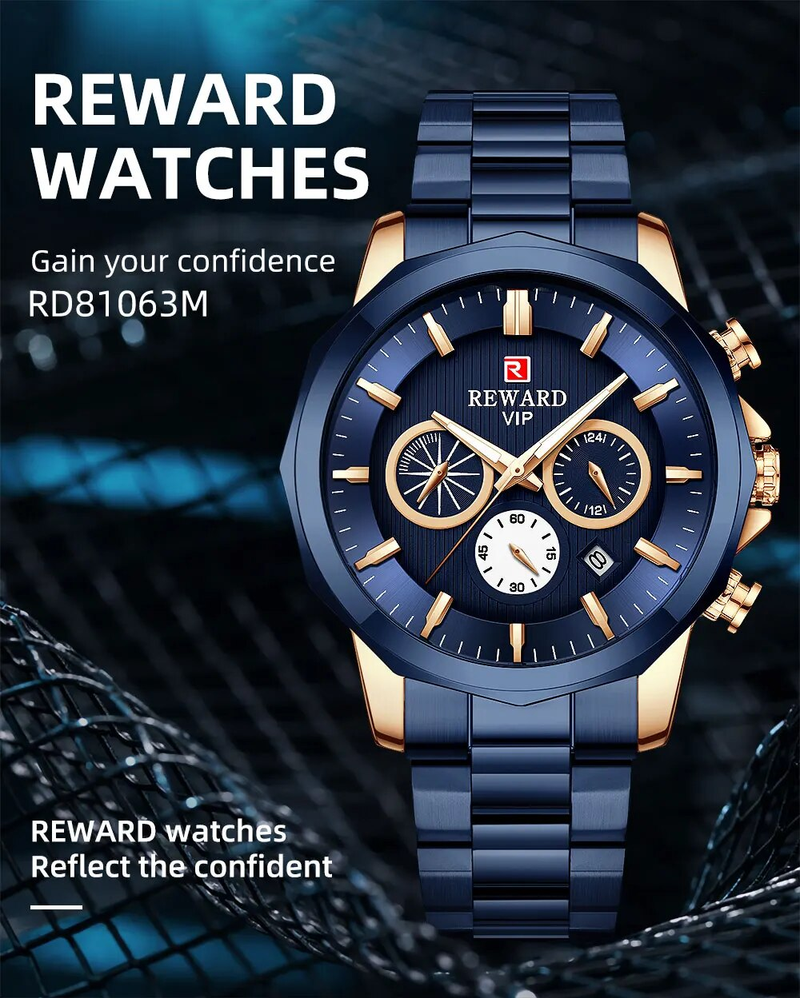 Orologio da polso in acciaio inossidabile da uomo, orologio da polso elegante da uomo, orologio da polso luminoso al quarzo, orologio da polso con data_voghion.com