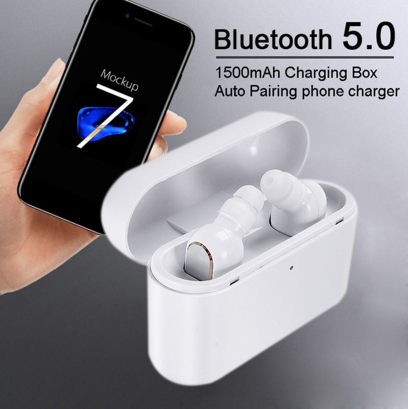 Neues privates Modell K02 Bluetooth-Headset TWS 5.0 Wireless Invisible Mini mit 1200-mAh-Ladekoffer-Headset_voghion.com