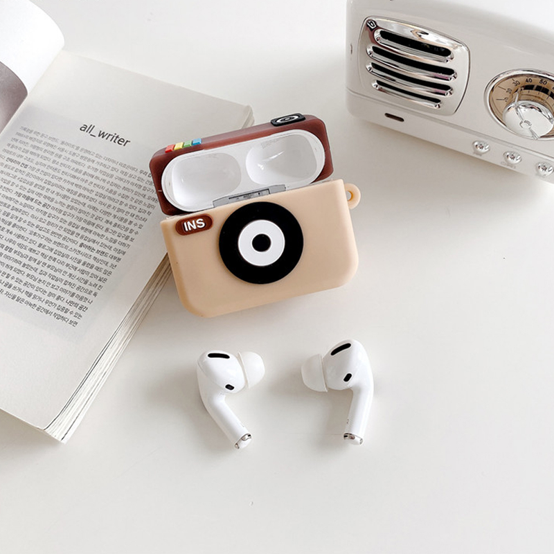 pro Apple AirPods 1 2 3 Airpod Pro 3D Avocado Shark Corgi Dog Klíčenka Bezdrátová sluchátka Bluetooth Pouzdro na sluchátka Silikonový kryt_voghion.com