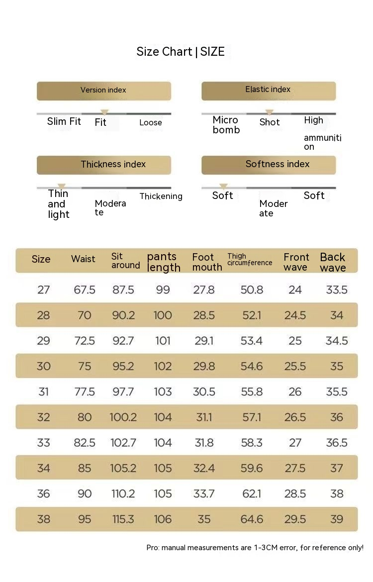 Korean high-end jeans, men's trendy Instagram, elastic slim fit, light luxury, versatile casual long pants_voghion.com