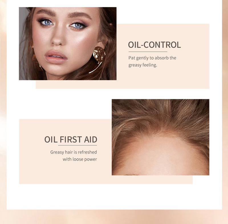 Carina QIBEST – correcteur naturel mat imperméable, poudre de réglage, toner fin léger_voghion.com