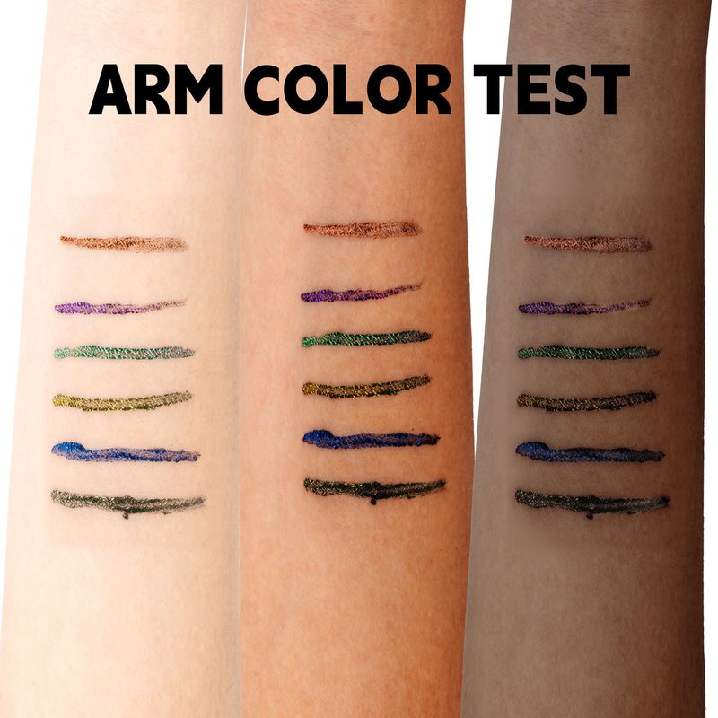SHCOETY 6-Piece Optical Color-Changing Liquid Eyeliner Set - Light-Changing Iridescent Stage Makeup, Easy-Apply Quick-Dry Long-Lasting_voghion.com
