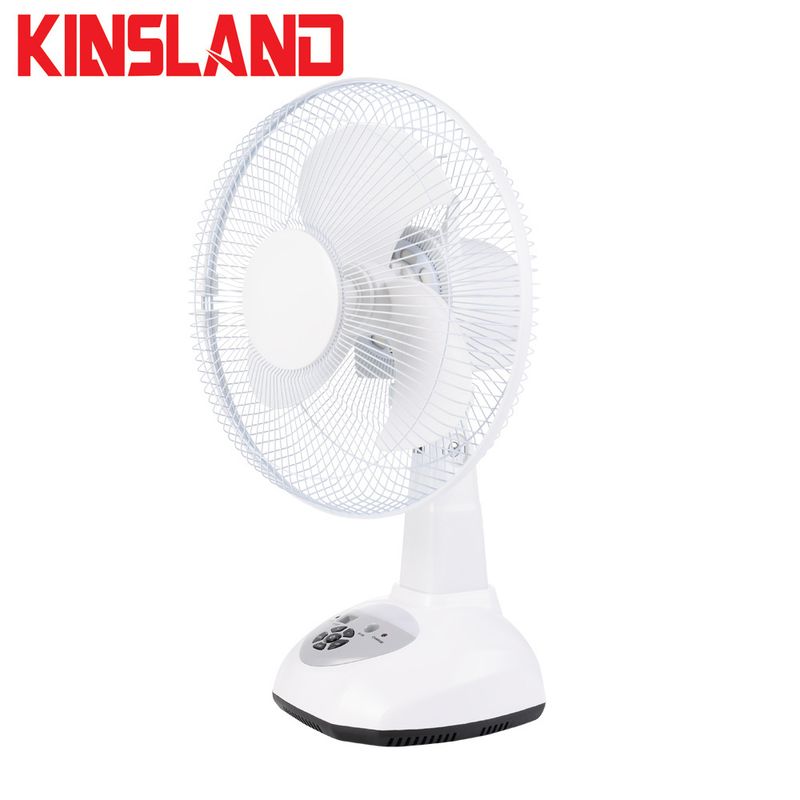Vroče prodajan 12-palčni večfunkcijski ventilator s 6V4.5A svinčeno-kislinsko baterijo in priključkom za sončno polnjenje_voghion.com